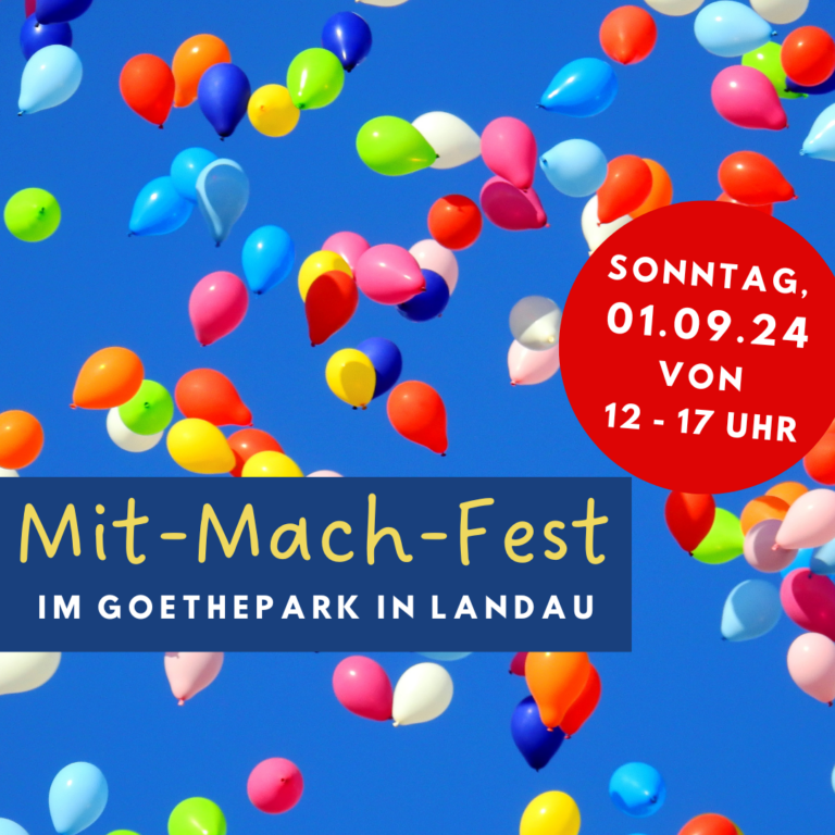Mitmach-Fest im Landauer Goethepark