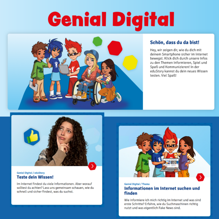 Neues Web-Angebot „Genial Digital“ vom Deutschen Kinderhilfswerk für Kinder im Grundschulalter