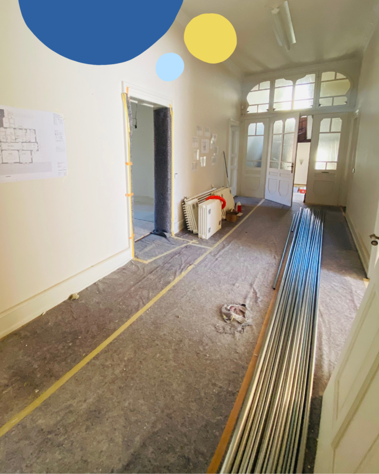 Erste Fortschritte am zukünftigen Childhood-Haus Landau